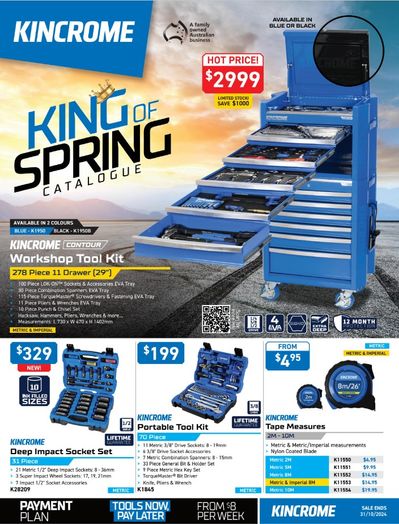 KINCROME KING OF SPRING SEP-OCT 24