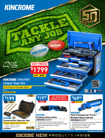 KINCROME TACKLE ANY JOB CATALOGUE