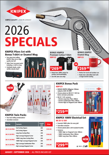KNIPEX 2026 SPECIALS
