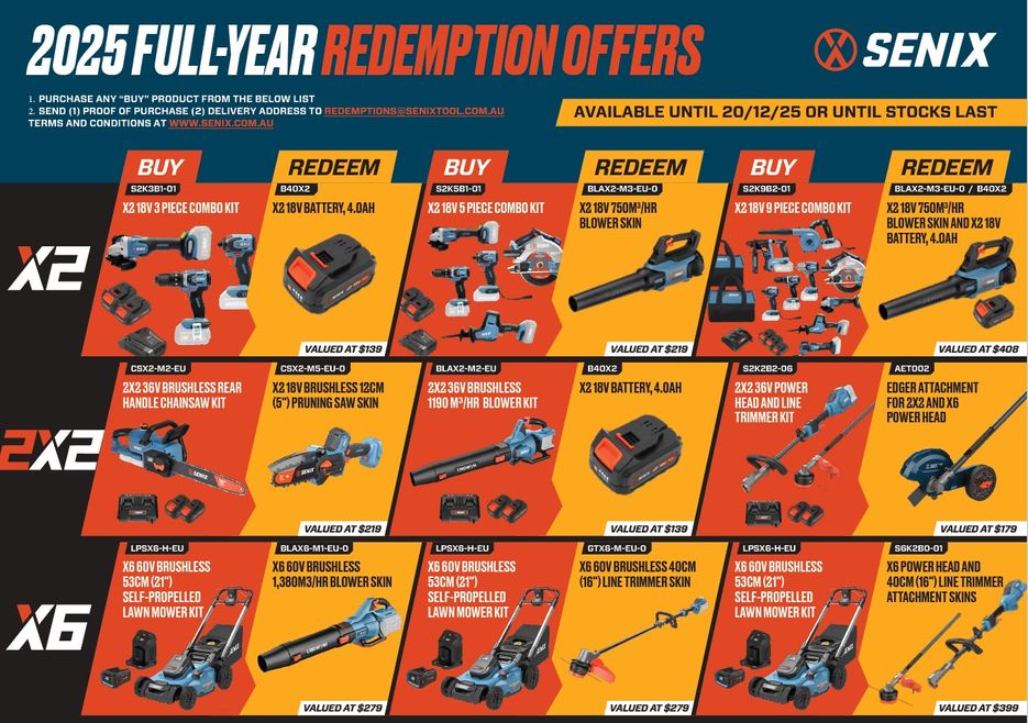 SENIX REDEMPTIONS