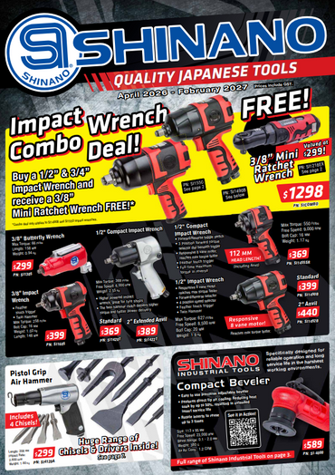 SHINANO CATALOGUE APRIL - FEB 27