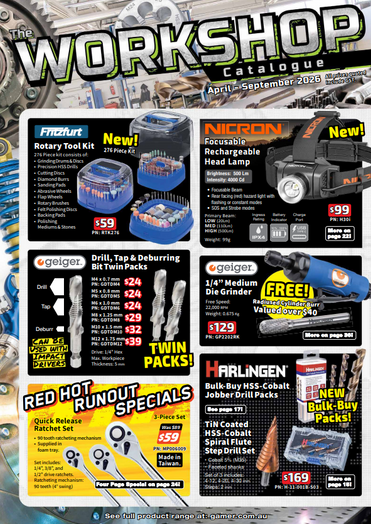 THE WORKSHOP CATALOGUE APRIL - SEPT 26