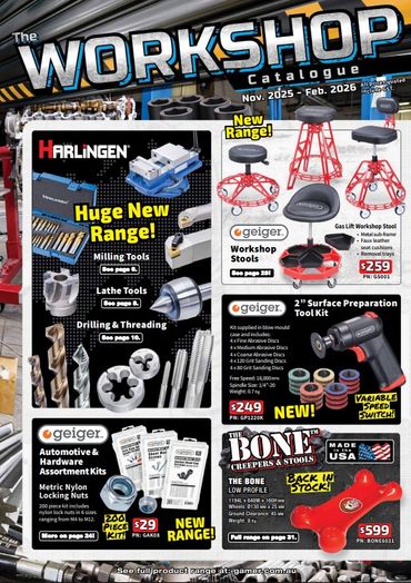 THE WORKSHOP CATALOGUE NOVEMBER - FEBRUARY 2026