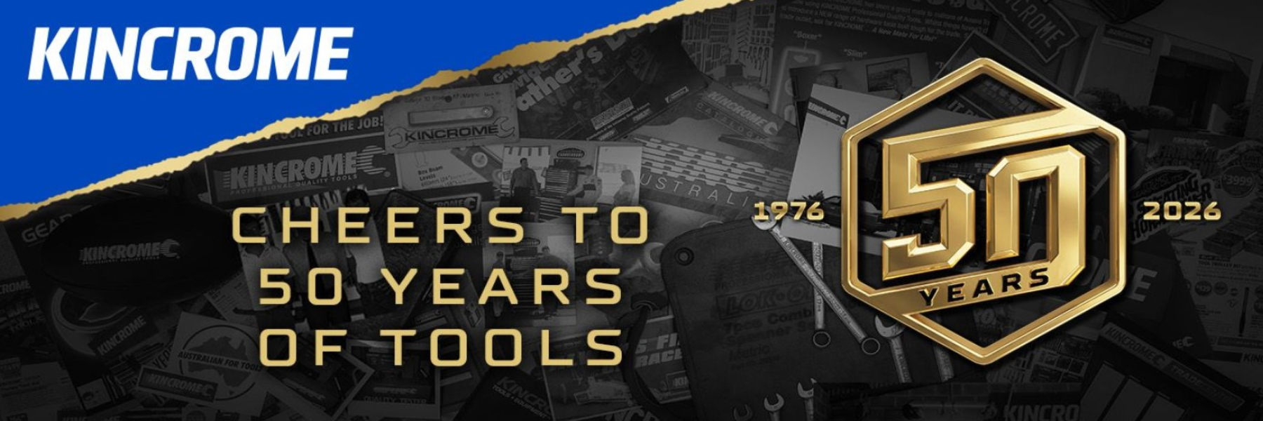 50 YEARS OF KINCROME TOOLS CATALOGUE