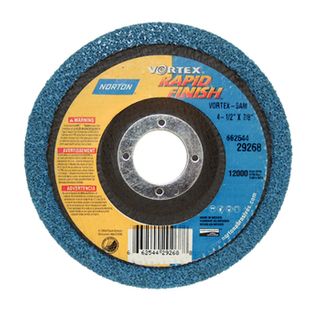 NORTON VORTEX-5A 127 X 22MM D/C RAPID BLEND WHEEL