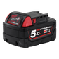 MILWAUKEE M18  5.0AH LI-ION RED LITHIUM BATTERY