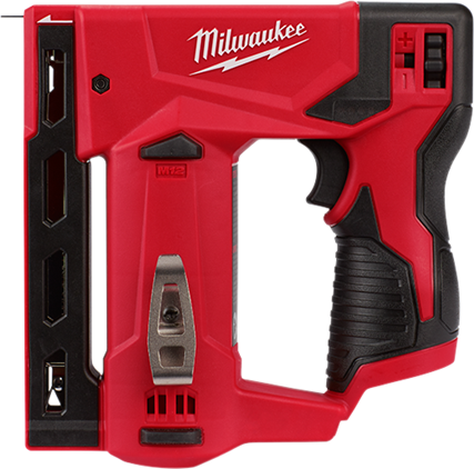 MILWAUKEE M12 12V LI-ION CORDLESS 10MM CROWN STAPLER - TOOL ONLY