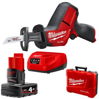 MILWAUKEE M12 FUEL 12V LI-ION 4.0AH HACKZALL RECIPROCATING SAW KIT