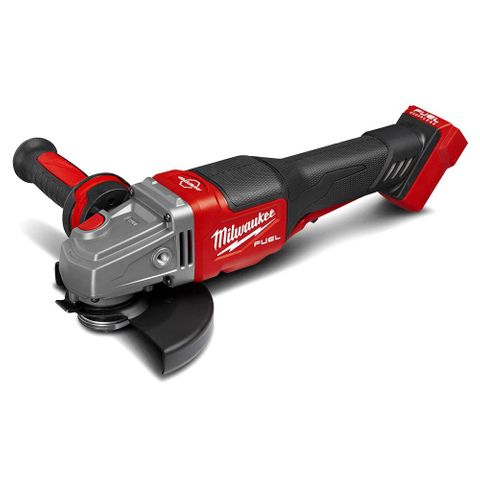 MILWAUKEE 18V LI-ION FUEL 125MM (5") ANGLE GRINDER WITH RAPID STOP & DEAD MAN PADDLE SWITCH - TOOL ONLY