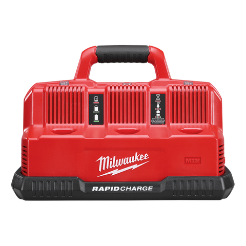 MILWAUKEE M12 M18 MULTI-BAY RAPID CHARGER STATION - CHARGER ONLY