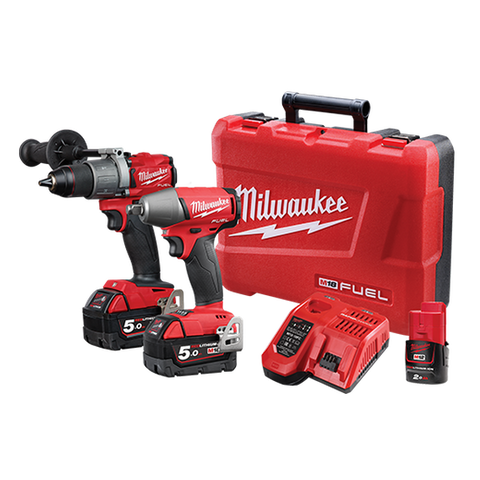 MILWAUKEE M18 FUEL 18V 2.0AH/5.0AH LI-ION GEN 3 2PCE COMBO KIT