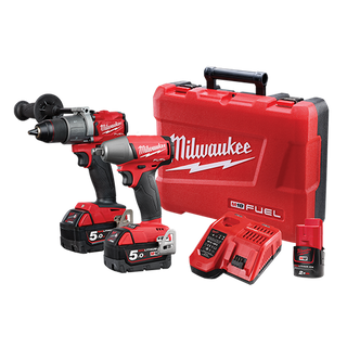 MILWAUKEE M18 FUEL 18V 2.0AH/5.0AH LI-ION GEN 3 2PCE COMBO KIT