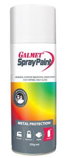 GALMET SPRAY PAINT – FAST-DRY, ENAMEL – CLEAR GLOSS 350G