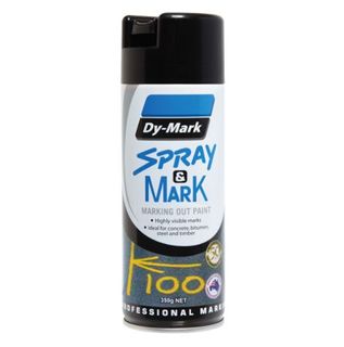 SPRAY & MARK MARKING OUT PAINT – BLACK 350G