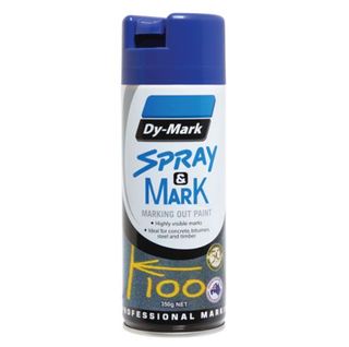 SPRAY & MARK MARKING OUT PAINT – BLUE 350G