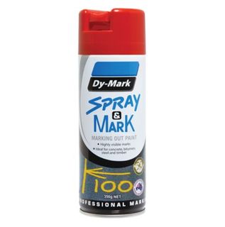 SPRAY & MARK MARKING OUT PAINT – RED 350G