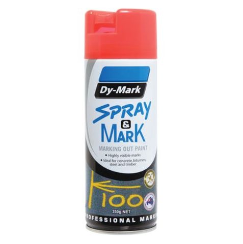 SPRAY & MARK MARKING OUT PAINT – FLURO ORANGE 350G