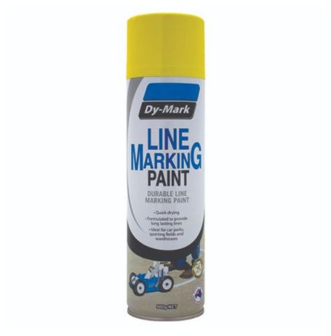 DYMARK DURABLE LINE MARKING PAINT - YELLOW 500G