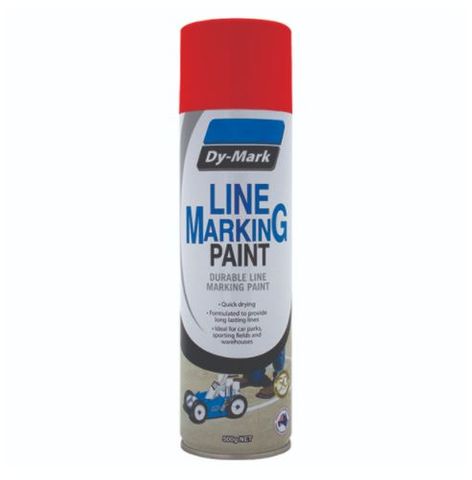 DYMARK DURABLE LINE MARKING PAINT - RED 500G
