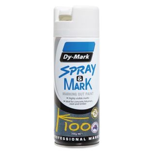 SPRAY & MARK MARKING OUT PAINT – WHITE 350G