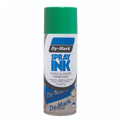 DYMARK SPRAY INK STENCIL & COLOUR CODING PAINT – GREEN 315G