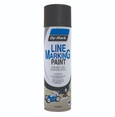 DYMARK DURABLE LINE MARKING PAINT - MATT BLACK 500G