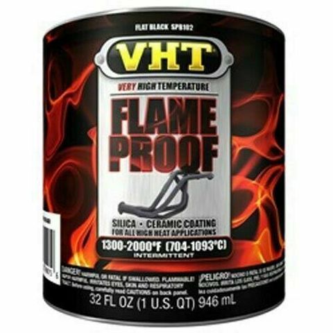 VHT FLAMEPROOF COATING &ndash; FLAT BLACK 1LTR