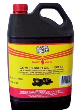 QUICK SMART COMPRESSOR OIL ISO GRADE 68 - 5LTR