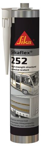 SIKAFLEX 252 HIGH STRENGTH POLYURETHANE ADHESIVE &ndash; BLACK 300ML