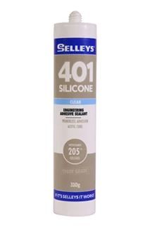 SELLEYS SILICONE 401 RTV - CLEAR 310ML