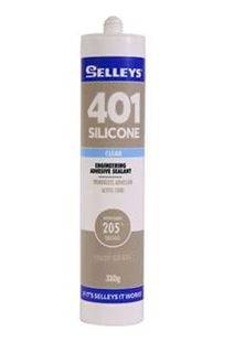 SELLEYS SILICONE 401 RTV - CLEAR 310ML