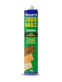 SELLEYS LIQUID NAILS ORIGINAL - BEIGE 320GRM