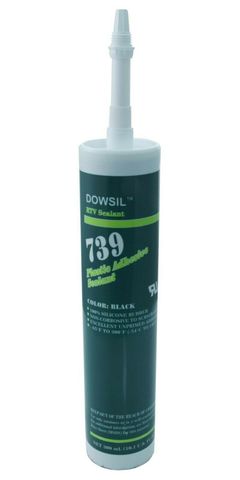 DOWSIL 739 RTV PLASTIC ADHESIVE SILICONE - BLACK 300ML