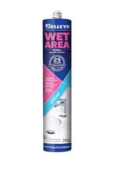 SELLEYS WET AREA SILICONE  - WHITE 300GRM