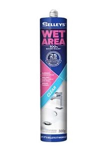 SELLEYS WET AREA SILICONE  - WHITE 300GRM