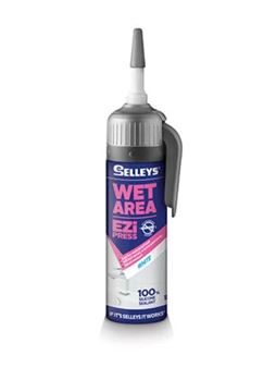 SELLEYS EZI PRESS WET AREA SILICONE &ndash; WHITE 100G
