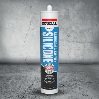 SOUDAL BATHROOM & KITCHEN SILICONE WHITE 300ML