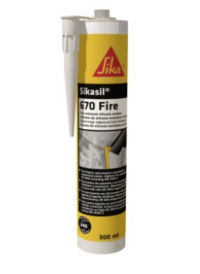 SIKASIL 670 FIRE RATED SILICONE SEALANT- GREY 300ML
