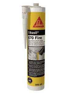 SIKASIL 670 FIRE RATED SILICONE SEALANT- GREY 300ML