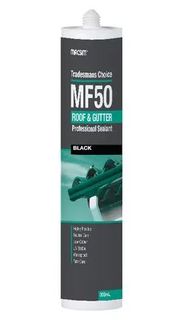 MACSIM TRADEMAN MF50 ROOF & GUTTER PROFESSIONAL SEALANT - BLACK 300ML