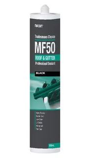 MACSIM TRADEMAN MF50 ROOF & GUTTER PROFESSIONAL SEALANT - BLACK 300ML