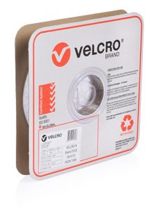 VELCRO BRAND 25MM PRESSURE SENSITIVE 0172 TAPE HOOK – WHITE 25MTR