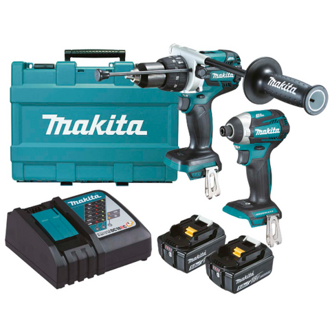 MAKITA 18V 5.0AH LI-ION BRUSHLESS 2PCE COMBO KIT