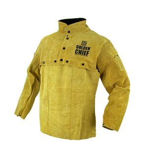 ELLIOTTS GOLDEN CHIEF® PREMIUM LEATHER WELDING BOLERO JACKET WITH APRON