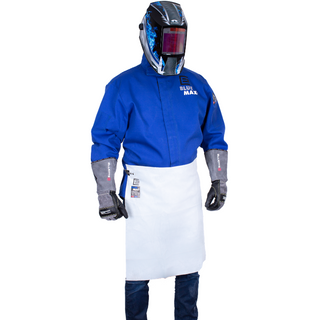 ELLIOTTS BLUE MAX CHROME LEATHER WAIST STYLE WELDING APRON