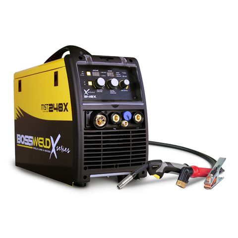 BOSSWELD X-SERIES MST 248X MIG/STICK/TIG INVERTER WELDER