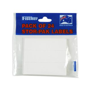 FISCHER STOR PAK BIN LABELS - PKT 24