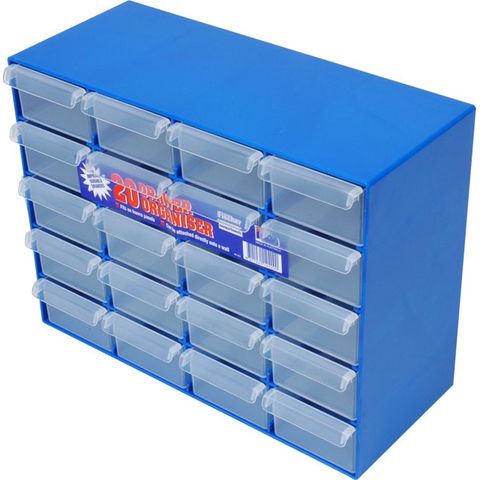 FISCHER 20 DRAWER ORGANISER