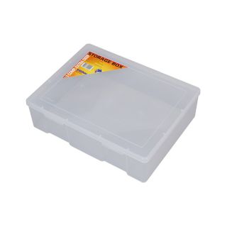 FISCHER 1 COMPARTMENT STORAGE BOX EXTRA DEEP - CLEAR