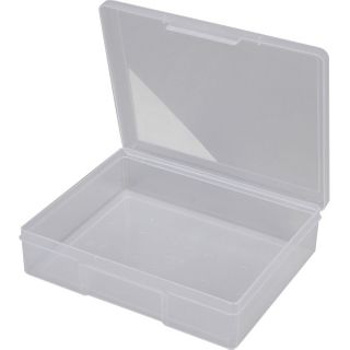 FISCHER 1 COMPARTMENT STORAGE BOX - CLEAR